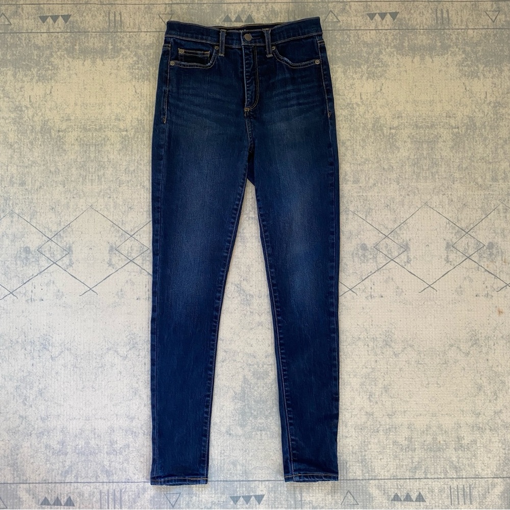 Gap True Skinny High Rise Blue Jeans 27R